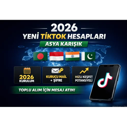 2026 KURULUM YENİ TİKTOK HESAPLARI ASYA KARIŞIK